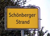 Schnberger Strand Village Sign